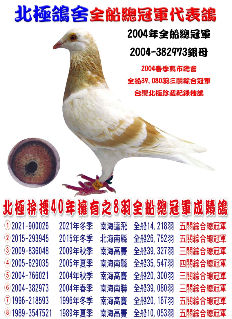 2004年全船總冠軍 2004-382973銀母