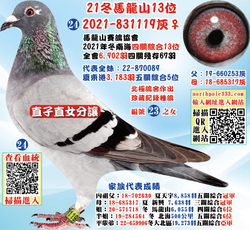 21冬馬龍山13位 2021-831119
