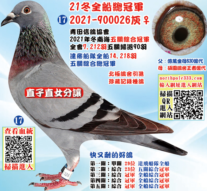 21冬全船總冠軍 2021-900026
