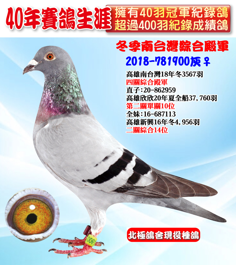 冬季南台灣綜合殿軍 2018-781900灰♀