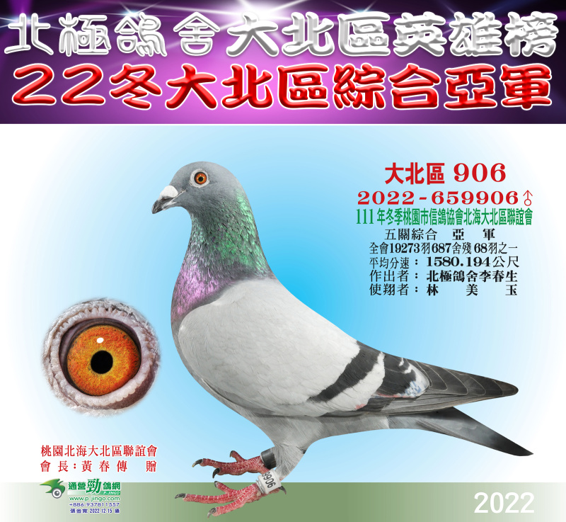 大北區英雄榜-22冬大北區綜合亞軍[2022-659906灰♂]