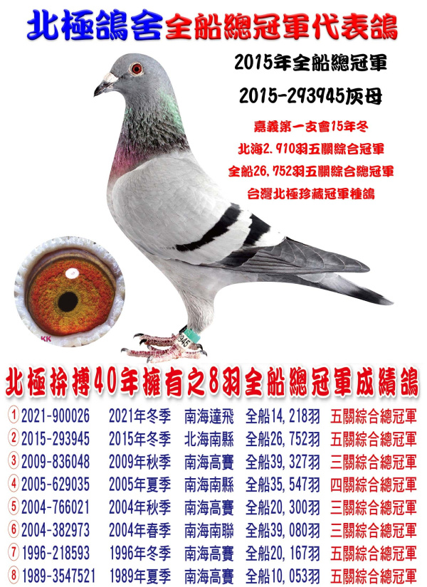 2015年全船總冠軍 2015-293945灰母