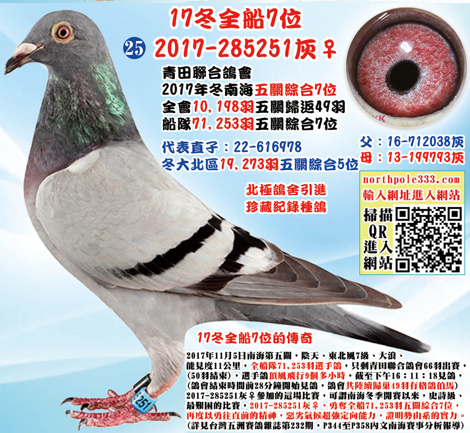 17冬全船7位 17冬全船7位