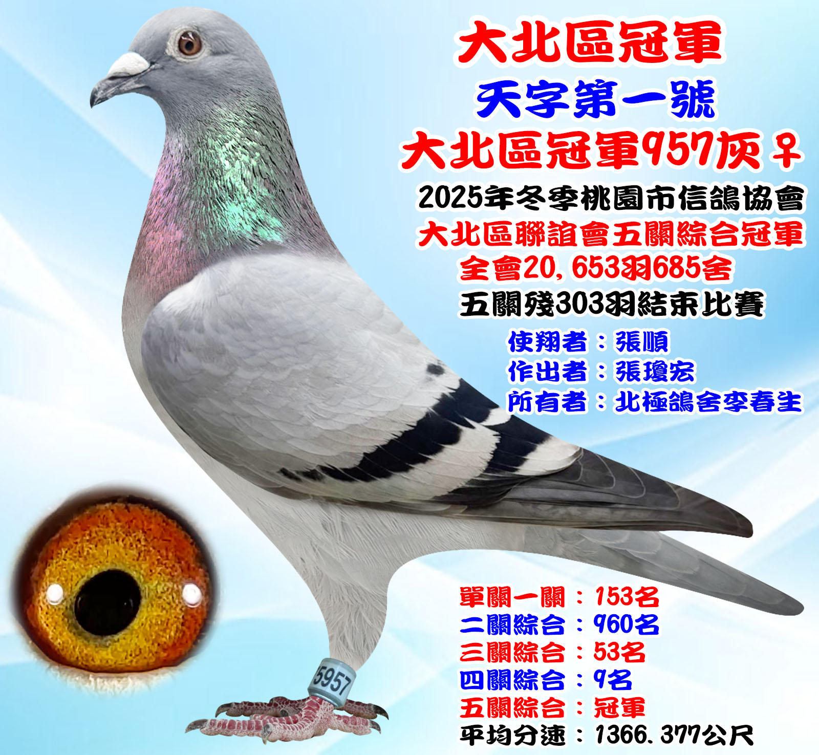 2025年大北區聯誼會五關綜合冠軍 2025年大北區聯誼會五關綜合冠軍